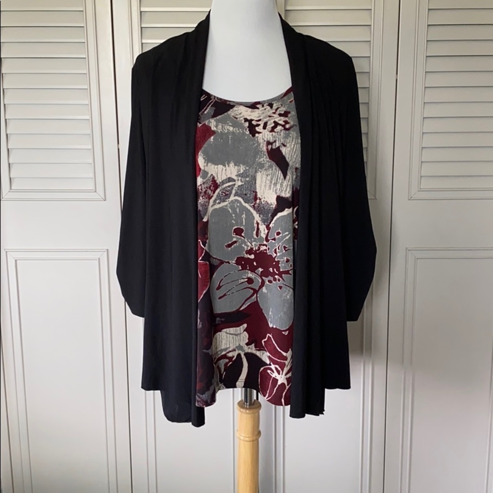 Women’s Plus Long Sleeve Dress Top
